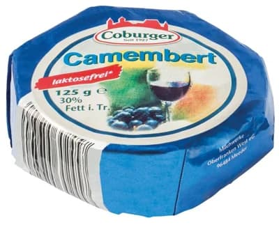 Coburger Camembert 30% se sníženým obsahem laktózy
