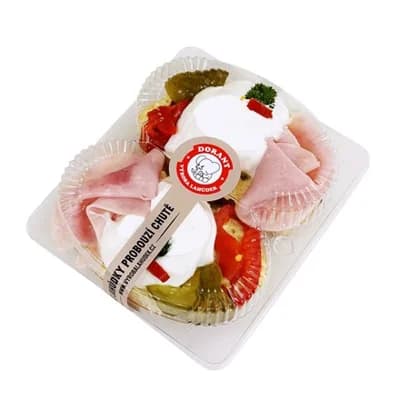 Chlebíček vejce šunka chlaz. 2 x