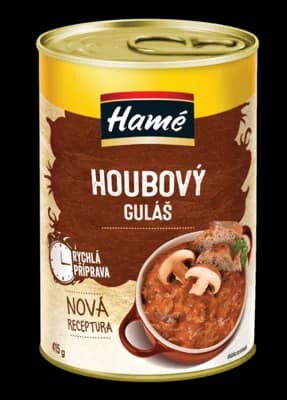 Hamé Houbový guláš hotové jídlo