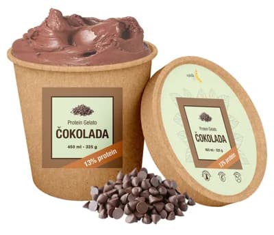 Zmrzlina Protein gelato čokoláda