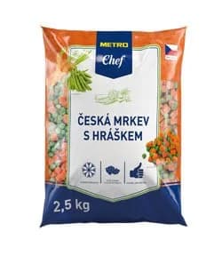 METRO Chef Česká mrkev s hráškem mraž. 2,