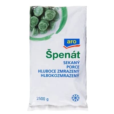 aro Špenát sekaný porce mraž. 2,