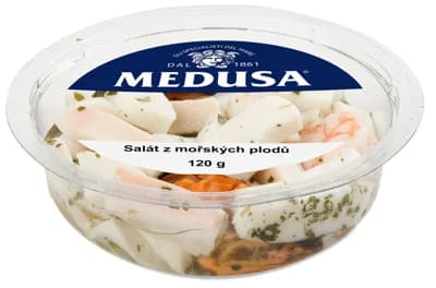 Medusa Salát z mořských plodů