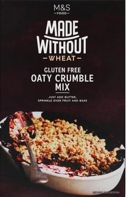 Marks & Spencer Bezlepková drobenka s ovesnými vločkami a skořicí