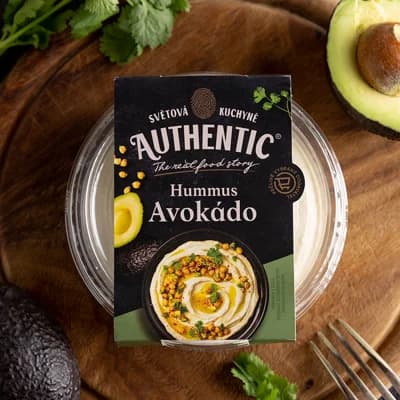 Authentic Hummus Avokádo