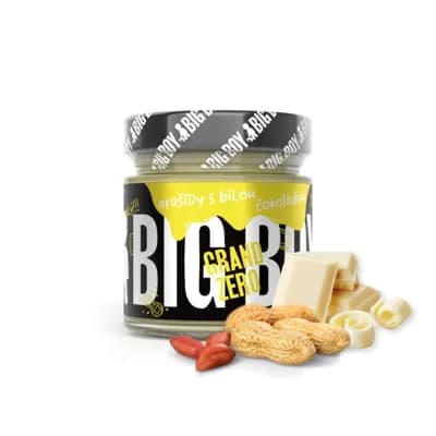 BIG BOY Butter Grand Zero s bílou čokoládou