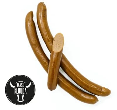 Maso Klouda Hovězí párky bez přidaných dusitanů (98% masa)
