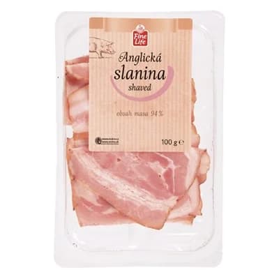 Fine Life Anglická slanina shaved chlaz.
