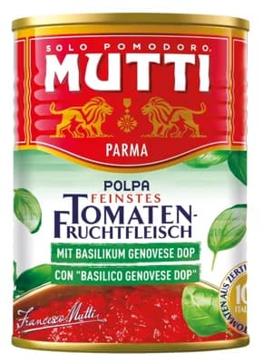 Mutti Drcená rajčata s bazalkou