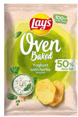 Lay's Chipsy oven baked jogurt a bylinky
