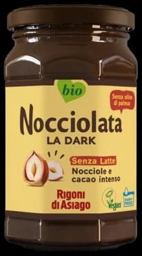 Nocciolata BIO Dark lískooříšková pomazánka bez mléka
