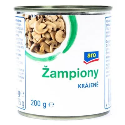 aro Žampiony krájené 12 x