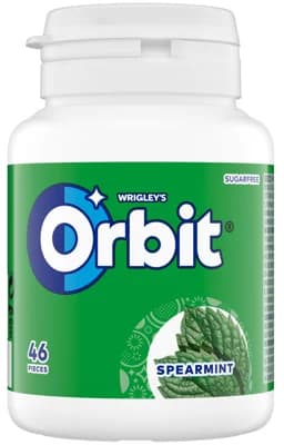 Wrigley's Orbit Žvýkačky bez cukru s mátovou příchutí dóza