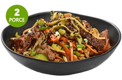 Udon nudle Hoi Sin s vepřovými nudličkami (set k přípravě hotového jídla)