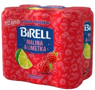 Birell Limetka & malina 6×0,5 l plech