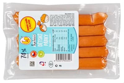 DZ Klatovy Kuřecí párky dětské