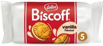 Lotus Biscoff sušenky plněné krémem s vanilkovou příchutí