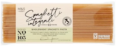 Marks & Spencer Italské celozrnné pšeničné špagety