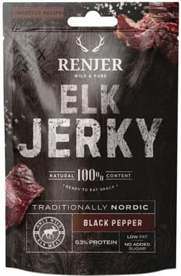 Renjer Jerky Elk black pepper