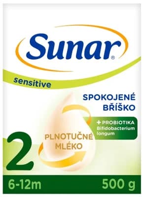 Sunar Sensitive 2, pokračovací kojenecké mléko
