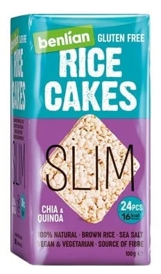 Benlian Rýžový chléb slim s chia semínky a quinoou
