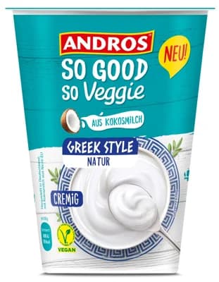 Andros So Good So Veggie Veganský dezert řeckého typu z kokosového nápoje