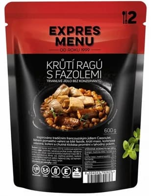 Expres menu Krůtí ragú s fazolemi