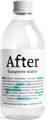 After Hangover Water s příchutí citrónu