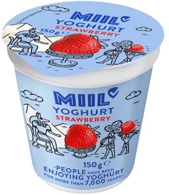 Miil Krémový jogurt jahodový