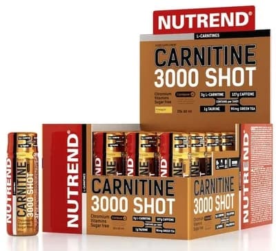 Nutrend Carnitine 3000 Shot 20 x - jahoda