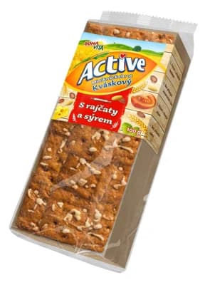 Bonavita Active Miniknäckebrot s rajčaty a sýrem