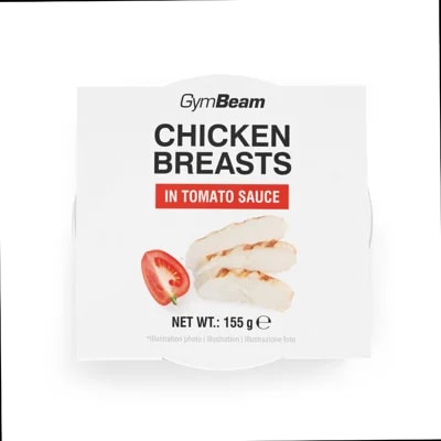 GymBeam Kuřecí prsa v rajčatové omáčce