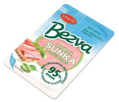 Le & Co Bezva Vepřová šunka bez přidaných dusitanů nejvyšší jakosti (95% masa)