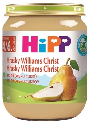 HiPP BIO Ovocný příkrm hrušky Williams-Christ