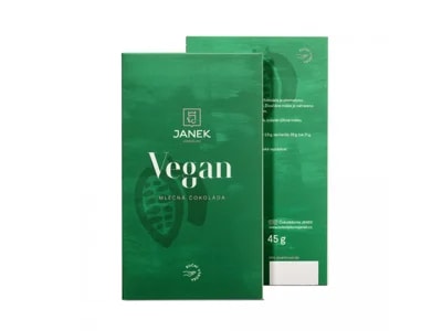 JANEK Vegan - Bean to bar mléčná čokoláda
