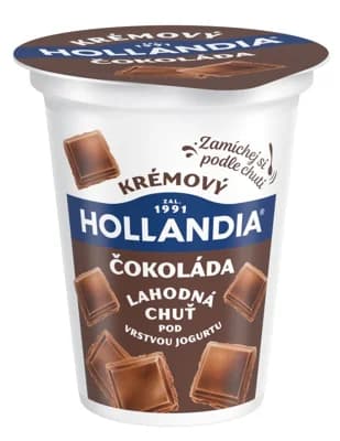 Hollandia Krémový jogurt čokoláda