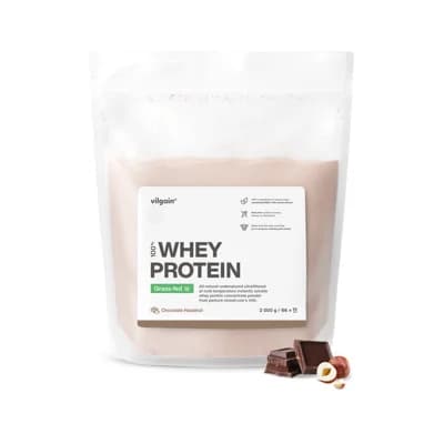 Vilgain Grass-Fed Whey Protein – čokoláda/lískový ořech