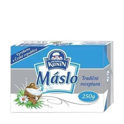 Mlékárna Kunín Máslo 82% 4x250g