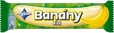 Orion Banány želé tyčinka v bílé polevě
