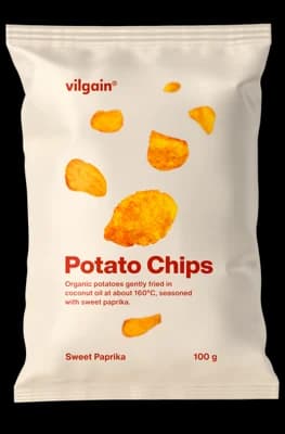 Vilgain Bramborové chipsy BIO sladká paprika