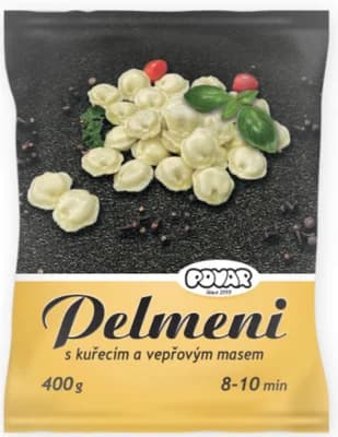 Povar Pelmeně s kuřecím a vepřovým masem