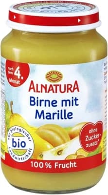 ALNATURA BIO Dětská výživa Hruška a meruňka