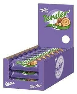 Milka Tender oříšková 21x37g
