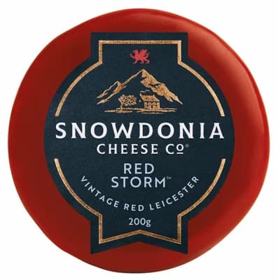 Snowdonia Cheddar red storm extra zralý červený Leicesterský sýr