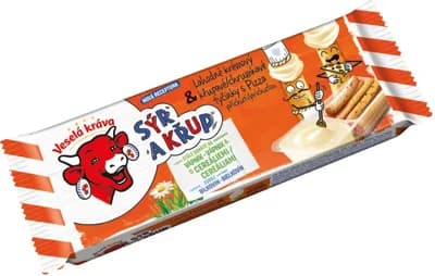 Veselá Kráva Sýr a Křup Pizza snack