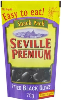 Seville Premium Černé olivy bez pecky