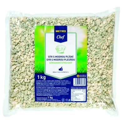 METRO Chef Sýr s modrou plísní strouhaný chlaz.