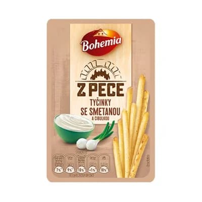 Bohemia z pece tyčinky smetana + cibulka 30 x