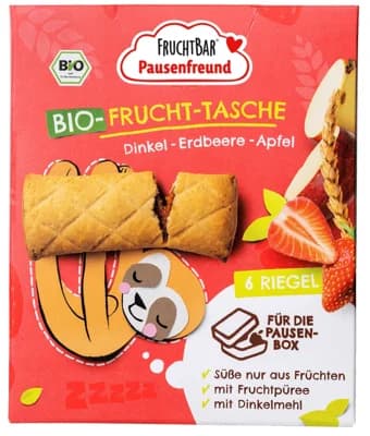 Fruchtbar BIO Špaldové taštičky jahoda a jablko