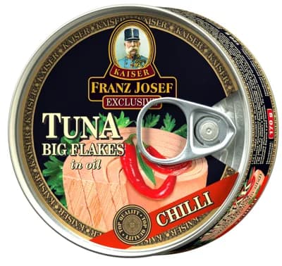 Franz Josef Kaiser Tuňák kousky v rostlinném oleji s chilli
